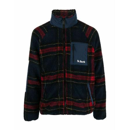 MC2 Saint Barth, Zip-throughs Blauw, Heren, Maat:L