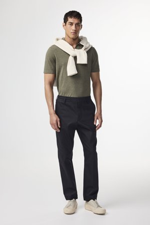 Baker Byxor Herr Blå Bomullsblandning