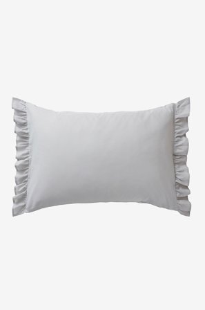 Jotex - Putetrekk Med Volang Grå - BILLY - Kjøp Putevar hos Jotex