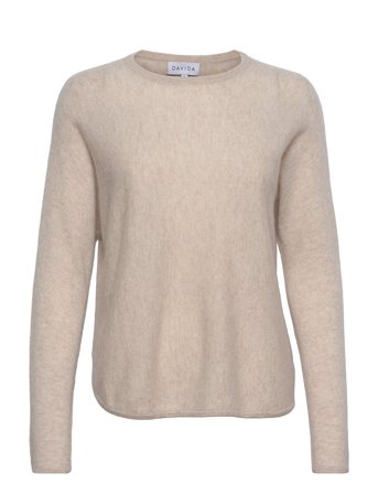 Davida Cashmere | Curved Sweater | S
