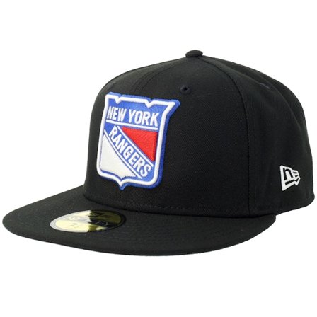New Era - NHL Noir fitted Casquette - New York Rangers 59FIFTY Black Fitted @ Hatstore