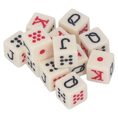 12 kpl Aakkosnoppaa Akryylinen Roolipeli Lelu 16mm Kannettava Viihde