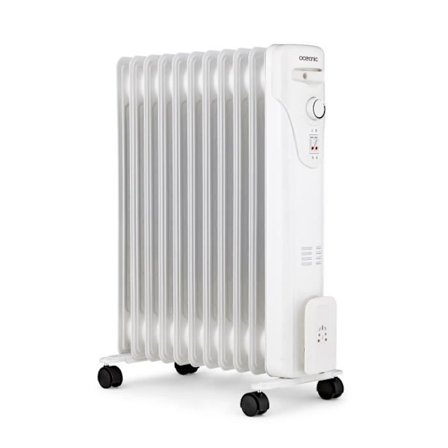 Elektrisk radiatoroljebad 2500W Oceanic - 3 Powers - 11 Elements - White - Mobile