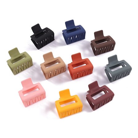 10 kpl Hair Claw Clips Matte Clips Crab Hair Claw