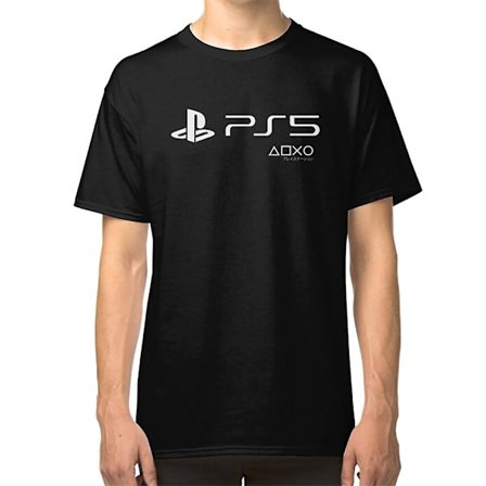 Mordely Playstation 5 logotyp japansk T-shirt