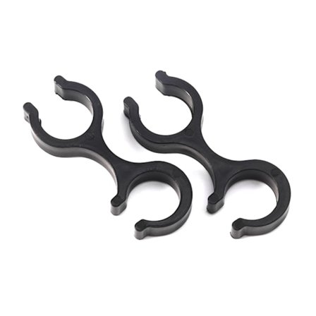 2 stk Trekking stangklemme Dobbel stangspenner stangstangkopling Turstangklemmer