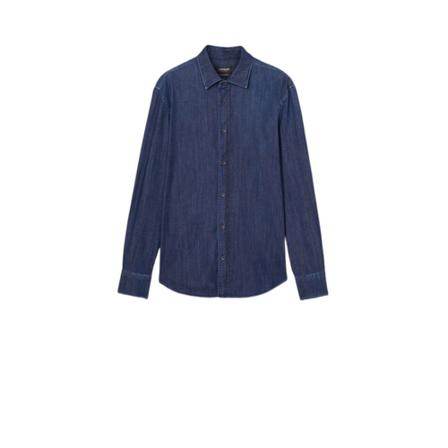 Dondup, Shirt Blauw, Heren, Maat:M