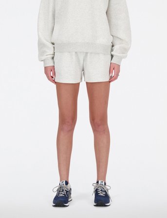 New Balance Sport Essentials French Terry Short - Grey - L