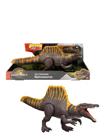 Jurassic world Jurassic World Rebirth Tail Thrasher Spinosaurus Action Figure, Dinosaur Toy With 2 Attack Moves - Multi/patterned - ONE SIZE