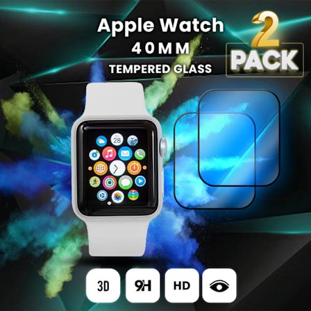 2-Pack Apple Watch 40mm – 3D Skyddsfilm – Premiumkvalitet