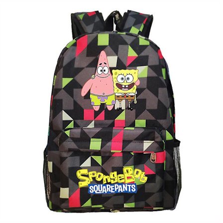 Svampebob Ny Rygsæk Kawaii Tegneserie Mode Skoletaske Anime Taske Oxford Stof Børns Rygsække Trendy Studenter Tasker Gaver