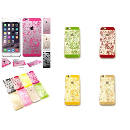 Flower Silikon TPU-Skal till iPhone 6/6S - fler färger