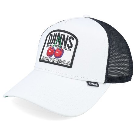 Djinns - Vit trucker Keps - Hft Cap Dnc Cherry White/Black A-Frame Trucker @ Hatstore