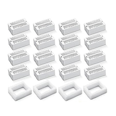 Udskiftningsfilter til kattefontæne, kulfilter til keramisk drikkefontæne i rustfrit stål [SL]