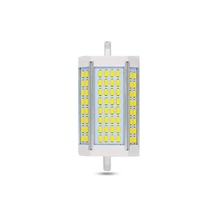 R7S LED 118mm 30W dimbar pære, 3000lm, kald hvit 6000K, R7S J118 200W 300W Ha