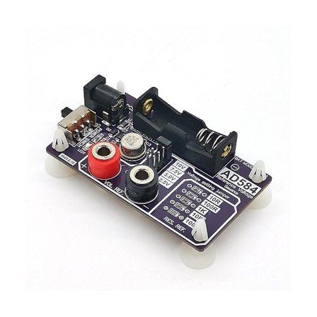 Ad584 Højpræcisionsspændingsreferencemodul med 4 kanaler 2,5v/7,5v/5v/10v & 5 niveauer 10r/100r/1k/