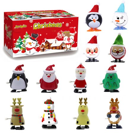 Santa Snowman Wind Up Toys Walking Toys Christmas Favors