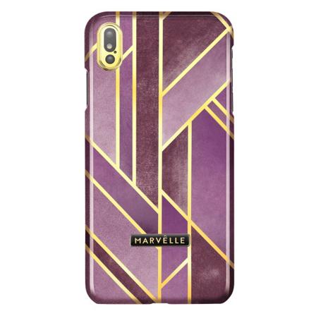 Iphone Xs Max Marvêlle Magnetiskt Skal Velvet Pink Mörklila