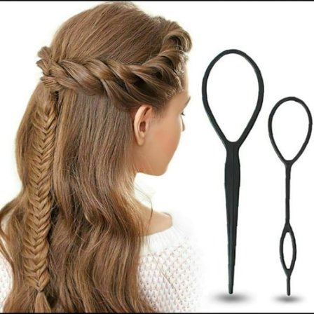 2 st Hårstyling Clip Ponytail Maker Styling