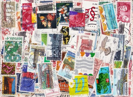 Danmark - 555 forskellige - Stemplet