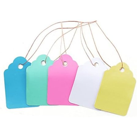 500 st plastväxtmärken flerfärgad flugtag vattentät tejp