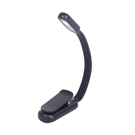 Mighty Bright Uppladdningsbar LED Boklampa: Svart