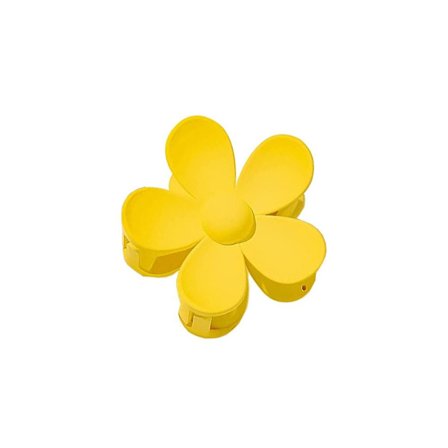 3 STK Hårkloklemmer Blomst GUL