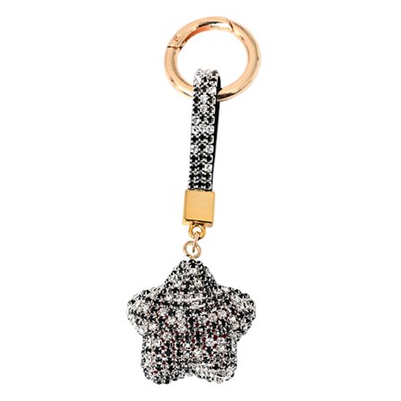 Krystalnøglering Stjerne Bling Håndledsnøgleringe Til Kvinder Taske Charm, Nøglering Til Kvinder Piger Gave