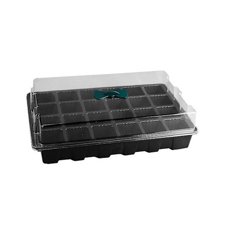 3 stk./sæt 24-huls Såningsplade Plante-Opdrætningspot Luft Huller Såning