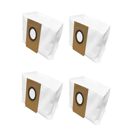 Pölynimuripussi Yhteensopiva Ecovacs X1 Omni/Turbo Valkoinen/Ruskea 4 kpl