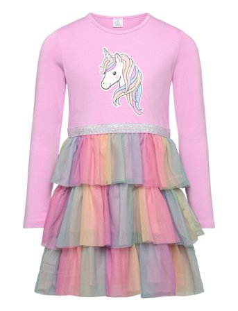 Lindex | Dress L S Unicorn And Mesh Ski | 92
