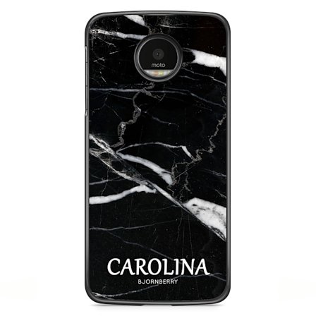 Bjornberry Skal Motorola Moto G5S Plus - Svart Marmor Namn