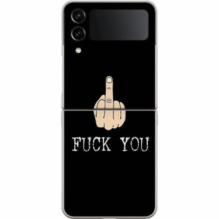Samsung Galaxy Z Flip4 Premium Skal Fuck You