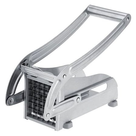 Kartoffelskærer i rustfrit stål, manuel, agurkeskærer, multifunktionel pommes frites-maskine