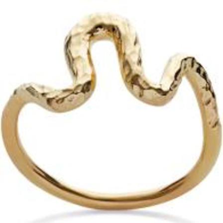 Maanesten Jenna Ring Gul, Dame Ringe, Størrelse: ONE Size