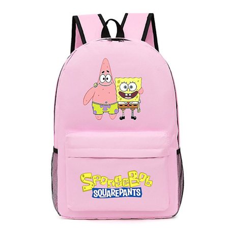 Svampebob Ny Rygsæk Kawaii Tegneserie Mode Skoletaske Anime Taske Oxford Stof Børns Rygsække Trendy Studenter Tasker Gaver