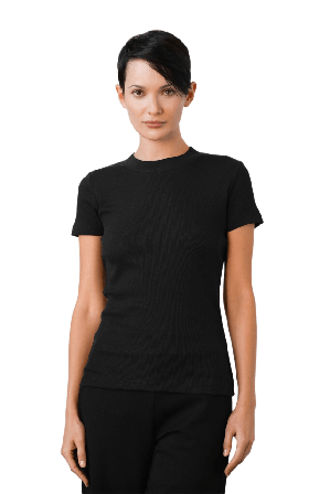 Residus Ottille Tee - Black T-shirts & toppar Dam Svart XS