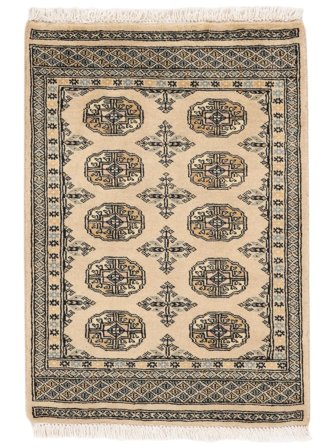 Tapis Pakistan Boukhara 2Ply 66X93 Orange/Marron (Laine, Pakistan)