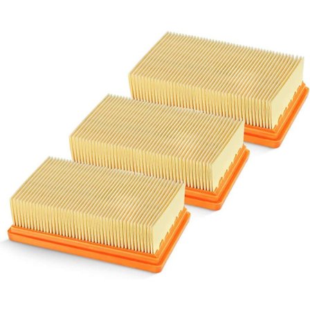3-pack platta veckade filter, platta veckade filter filter, platta veckade filter filter dammsugarfilter