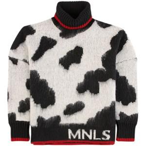 Monnalisa White Jacquard Knit Sweater 5 years - Jumpers and knitwear - 5 years - White