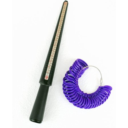 Ringstock + Ringmått Set - Plast -