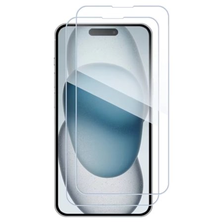 2-Pack iPhone 16 Härdat Glas Skärmskydd
