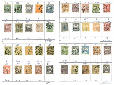 Ungarn - Samling i 1 udvalgshæfte - Stemplet