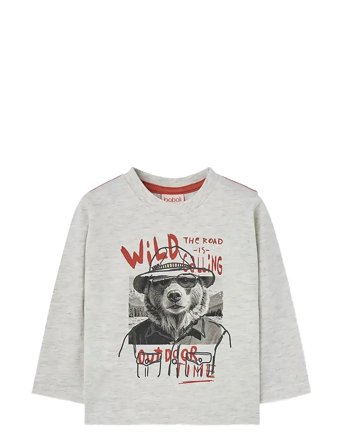 Knit T-Shirt Grey Boboli