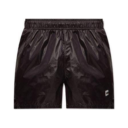 Vetements Swim shorts with logo Sort, Herre Badeshorts