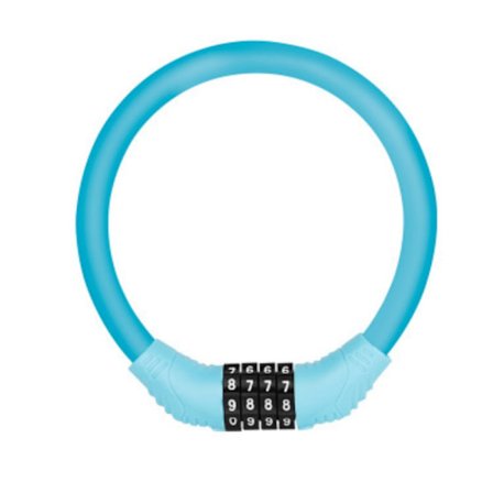4-cifret cykellås kabellås Blue