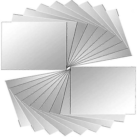 18 stk Speil i Plast for Skoleundervisning eller Hjemmedekor