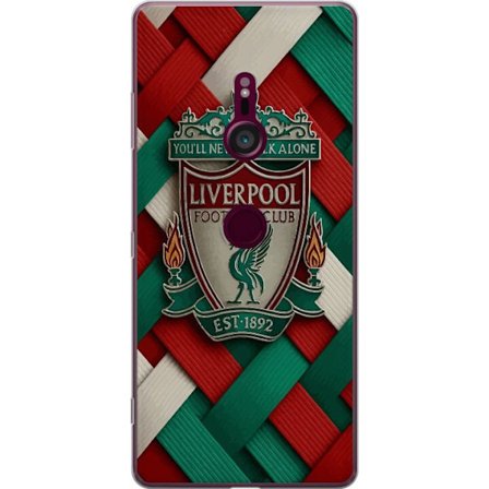 Kompatibel Mobilcover til Sony Sony Xperia XZ3 Liverpool Football Club-emblem med You'll Never Walk Alone i kraftigt grafisk design for passionerede f