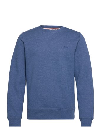 Essential Logo Crew Sweatshirt Sweat-shirt Genser Blå Superdry*Betinget Tilbud