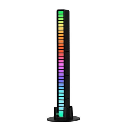 RGB Nattlampe Music Rhythm Light SORT 32LED MED APP 32LED